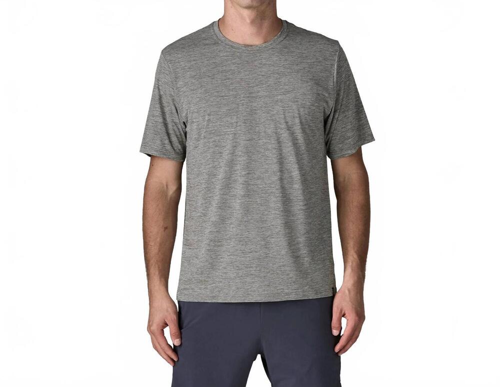 NEW PATAGONIA capilene cool daily shirt in feather grey